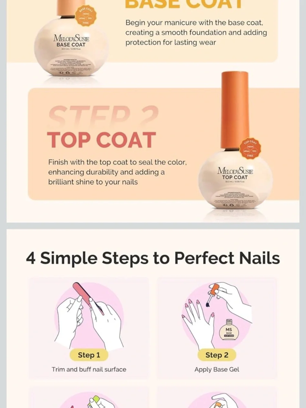 MelodySusie Base & Top Coat Set